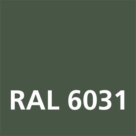 Painting RAL 6031 (Matt bronze green) .